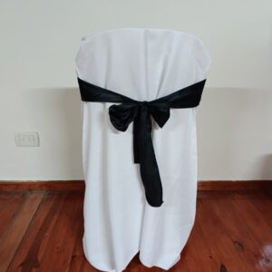 Cubresilla blanco con lazo