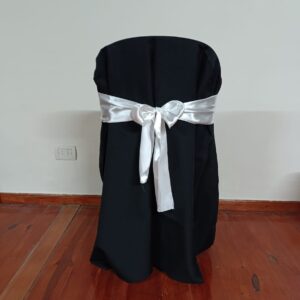 Cubresilla negro con lazo