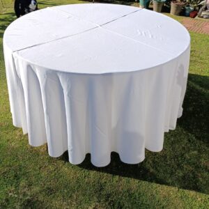 Mantel redondo blanco 2,90mts