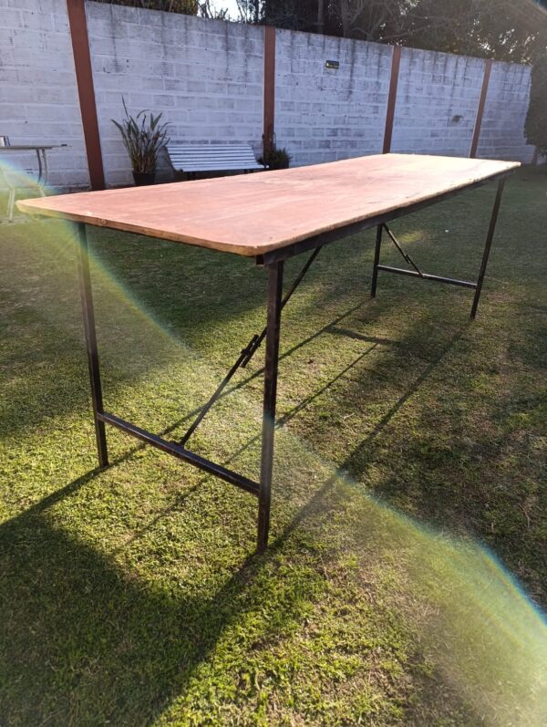 Mesa rectangular 2,10x65cm