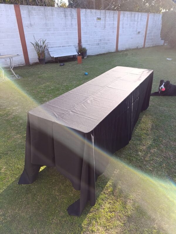 mantel rectan. Negro 3x2mts
